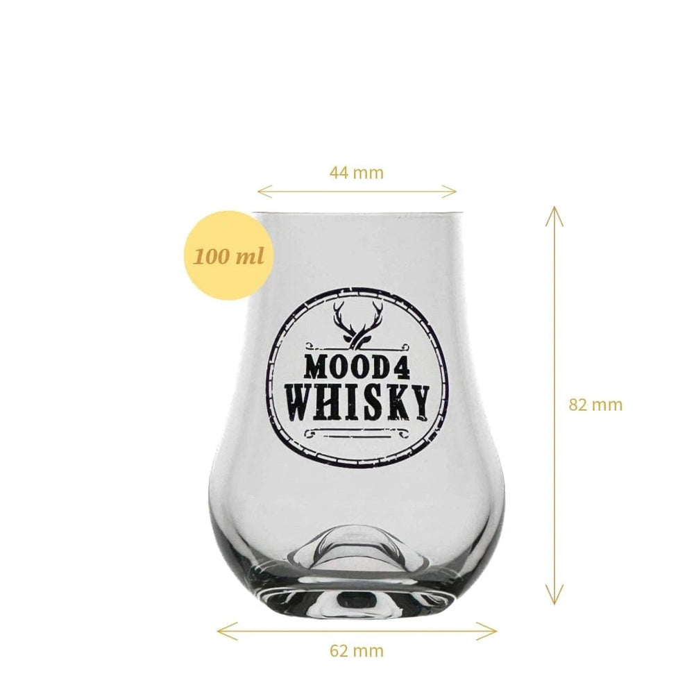 Mood4Whisky – Whisky Taster with logo - Tulip - Shaped –100 ml - Mood4whisky