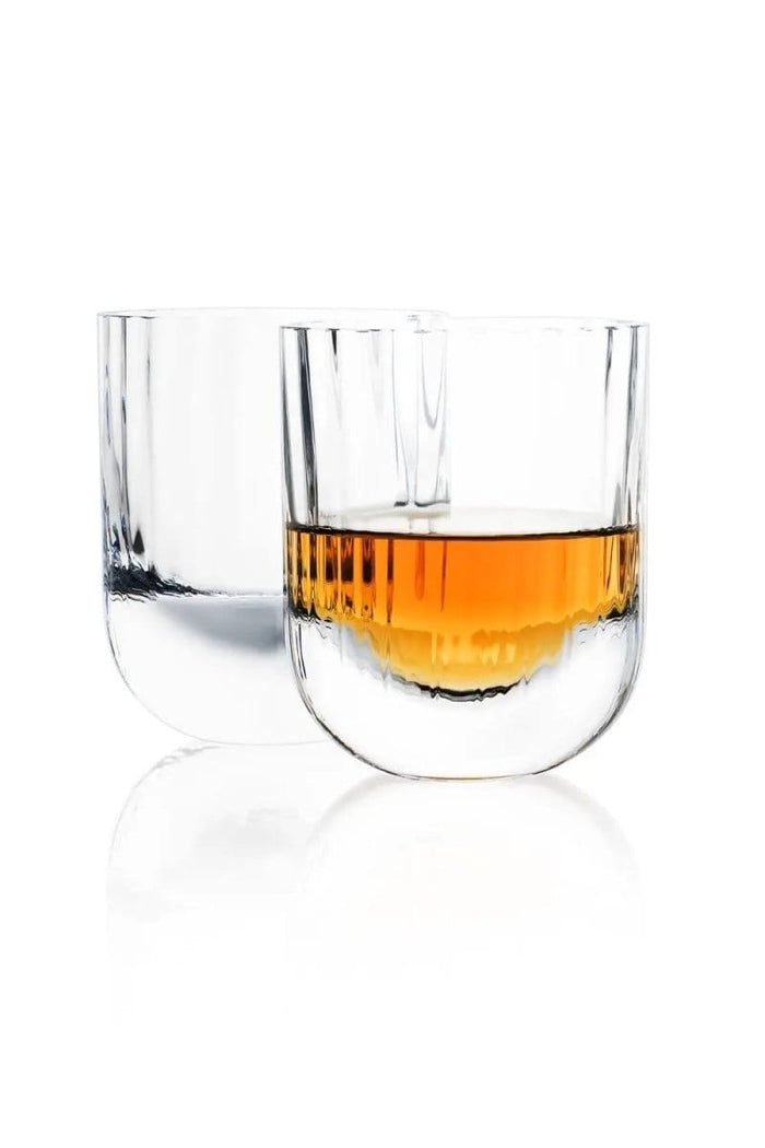Whisky tumbler – Amber Tasting Box II – Handmade – Amber Glass