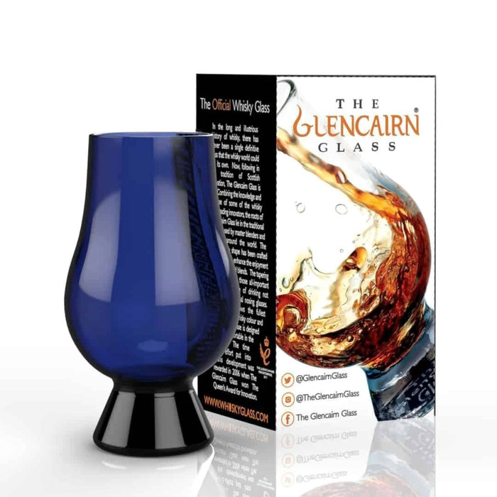Verre à whisky bleu – Dégustation à l'aveugle – Glencairn Crystal Scotland