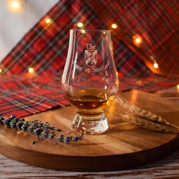 Whiskyglas graviert mit Spirit of Scotland – Glencairn Crystal Schottland – Bild 2