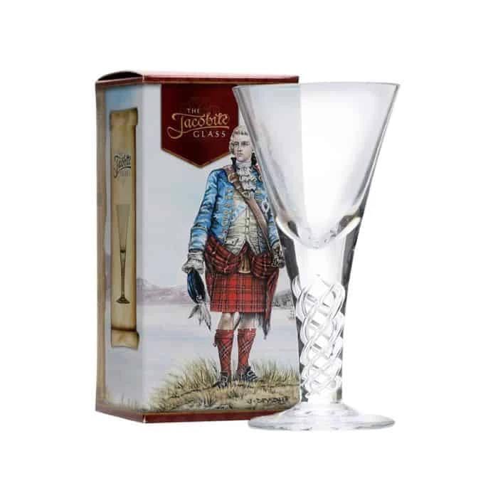 Whisky glass Jacobite – Illustrated packaging – Glencairn Crystal Scotland
