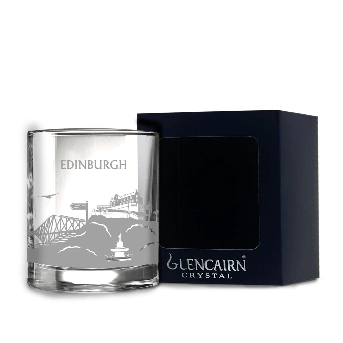 Whisky glass Skyline Edinburgh – Engraved – Glencairn Crystal Scotland