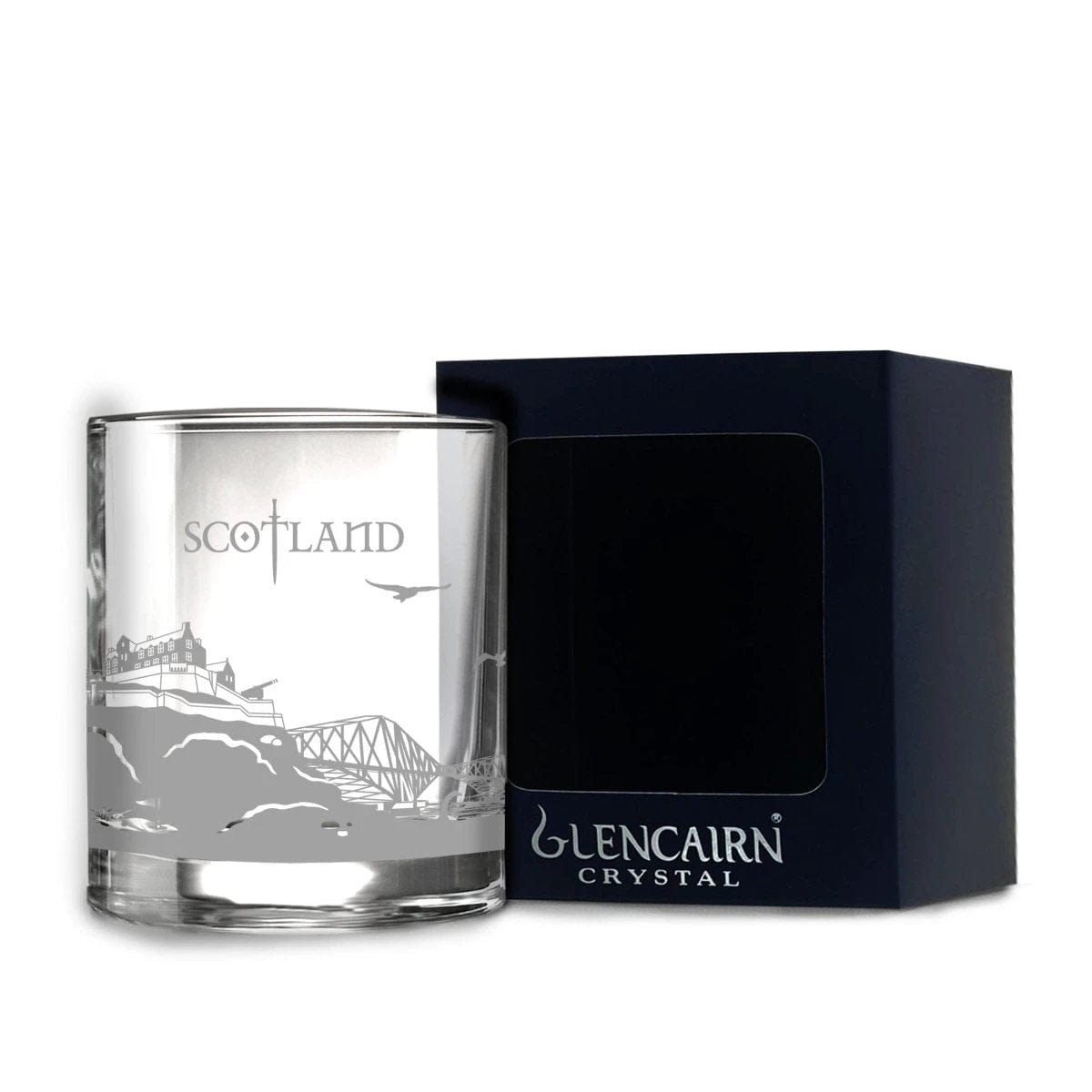 Whiskyglas Skyline Scotland – Graviert – Glencairn Crystal Scotland