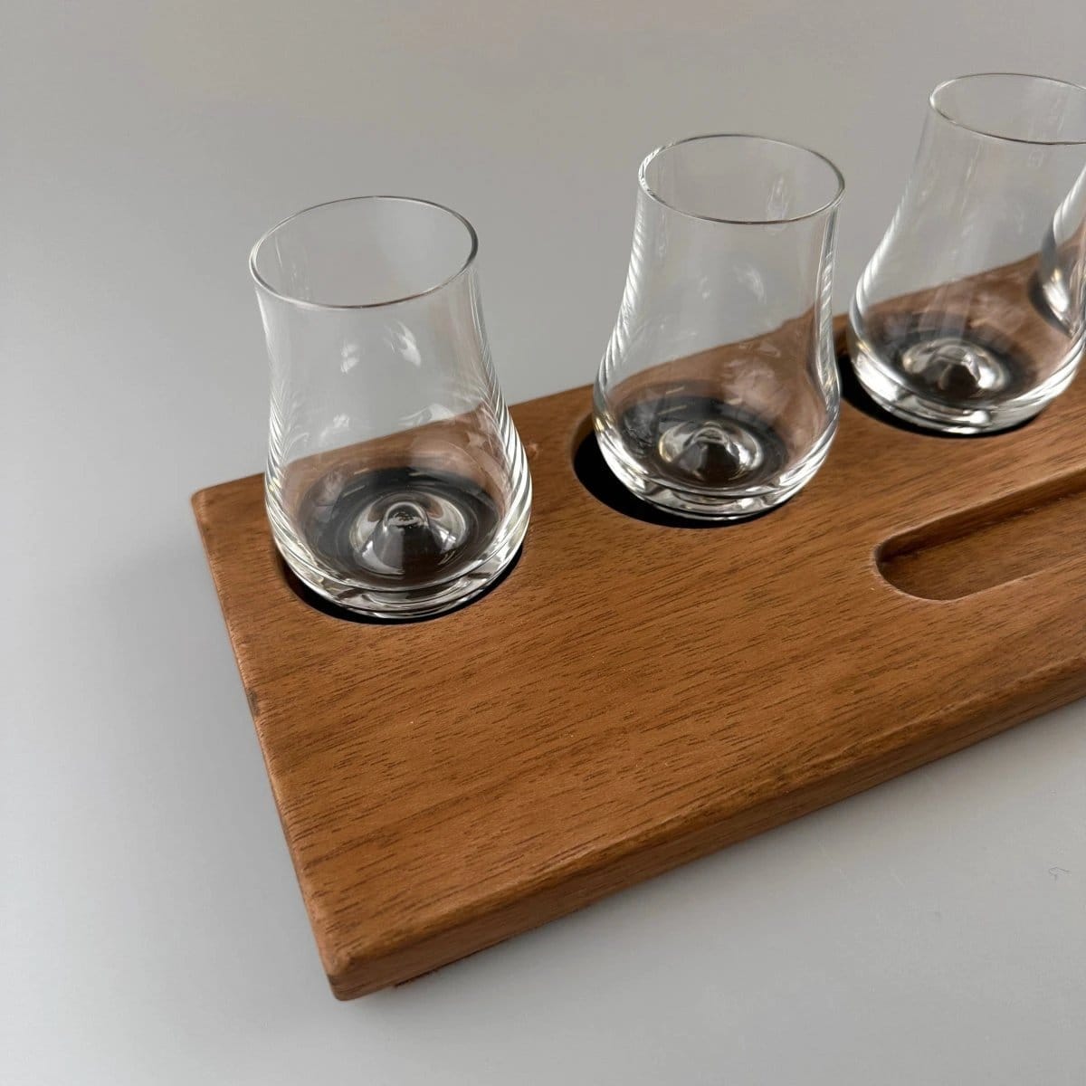 Whiskyglashalter breit mit Gläsern – Handgefertigt – E.W.B. Belgien – Bild 5