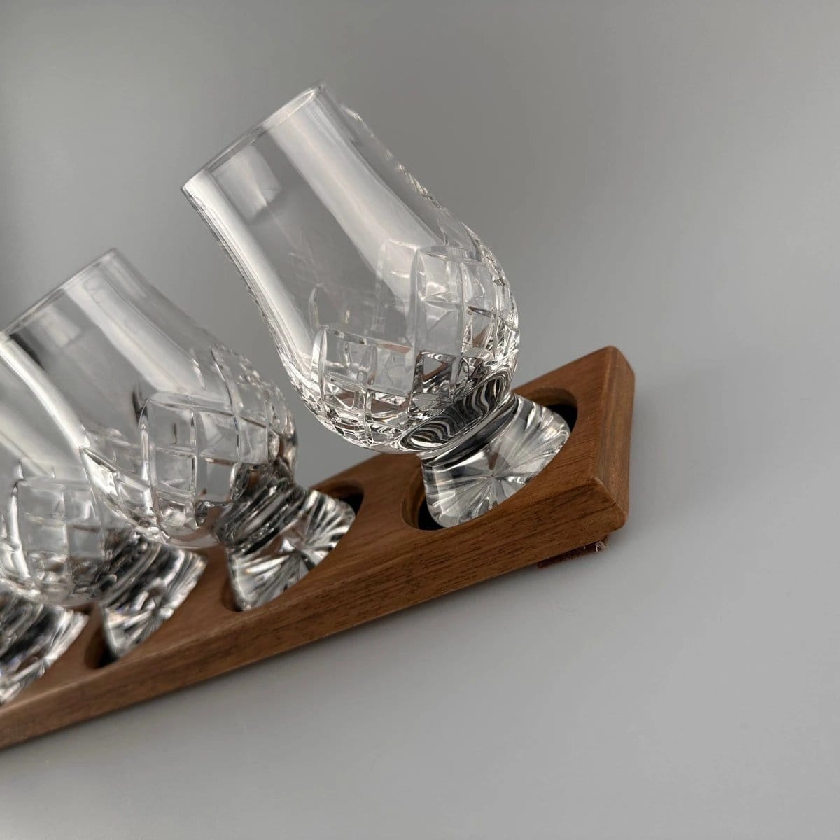 Porte-verres à whisky avec verres – Fait main – E.W.B. Belgique – image 2