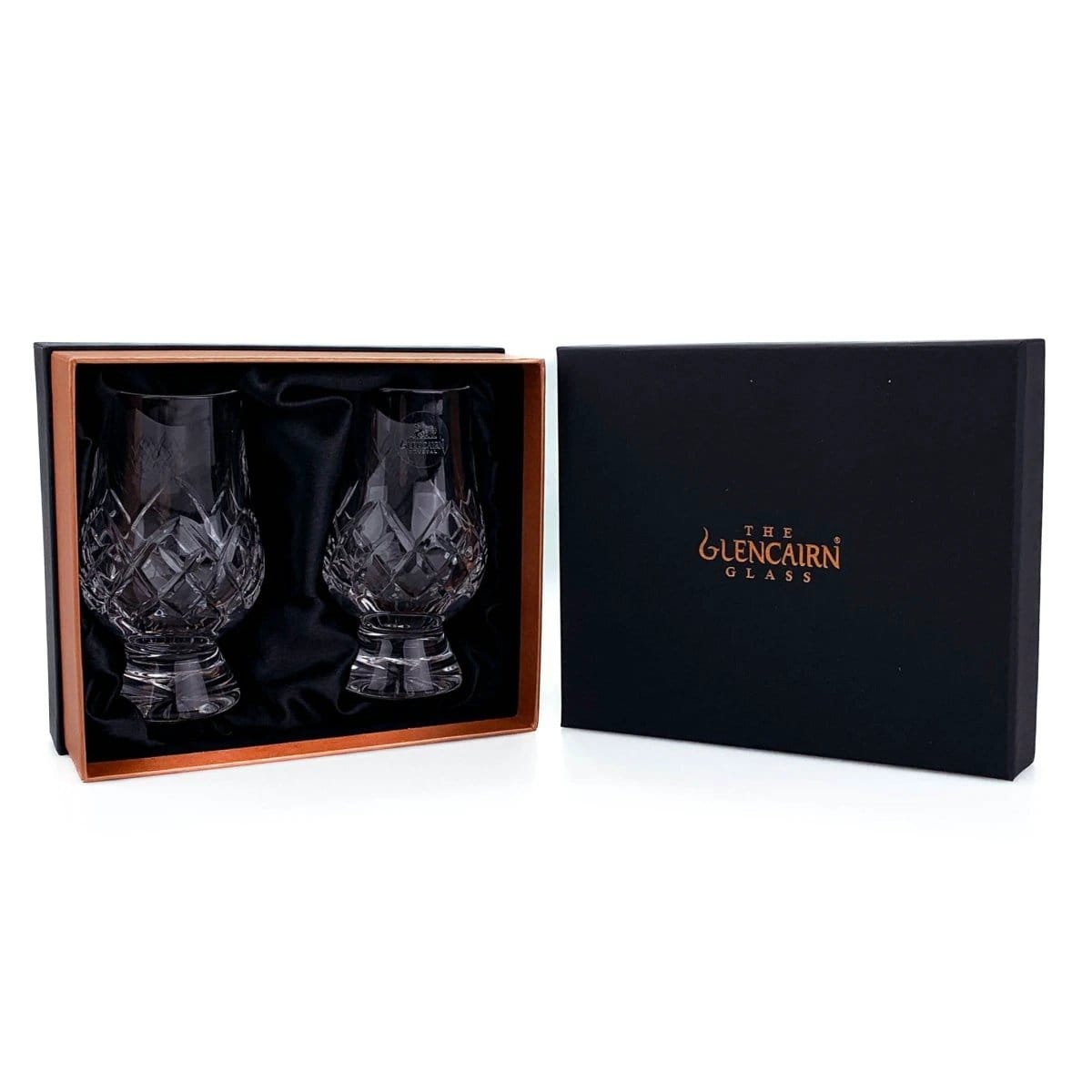 Whiskyglazen Cut 2 stuks – Geschenkverpakking – Loodkristal – Glencairn Crystal Scotland – afbeelding 4