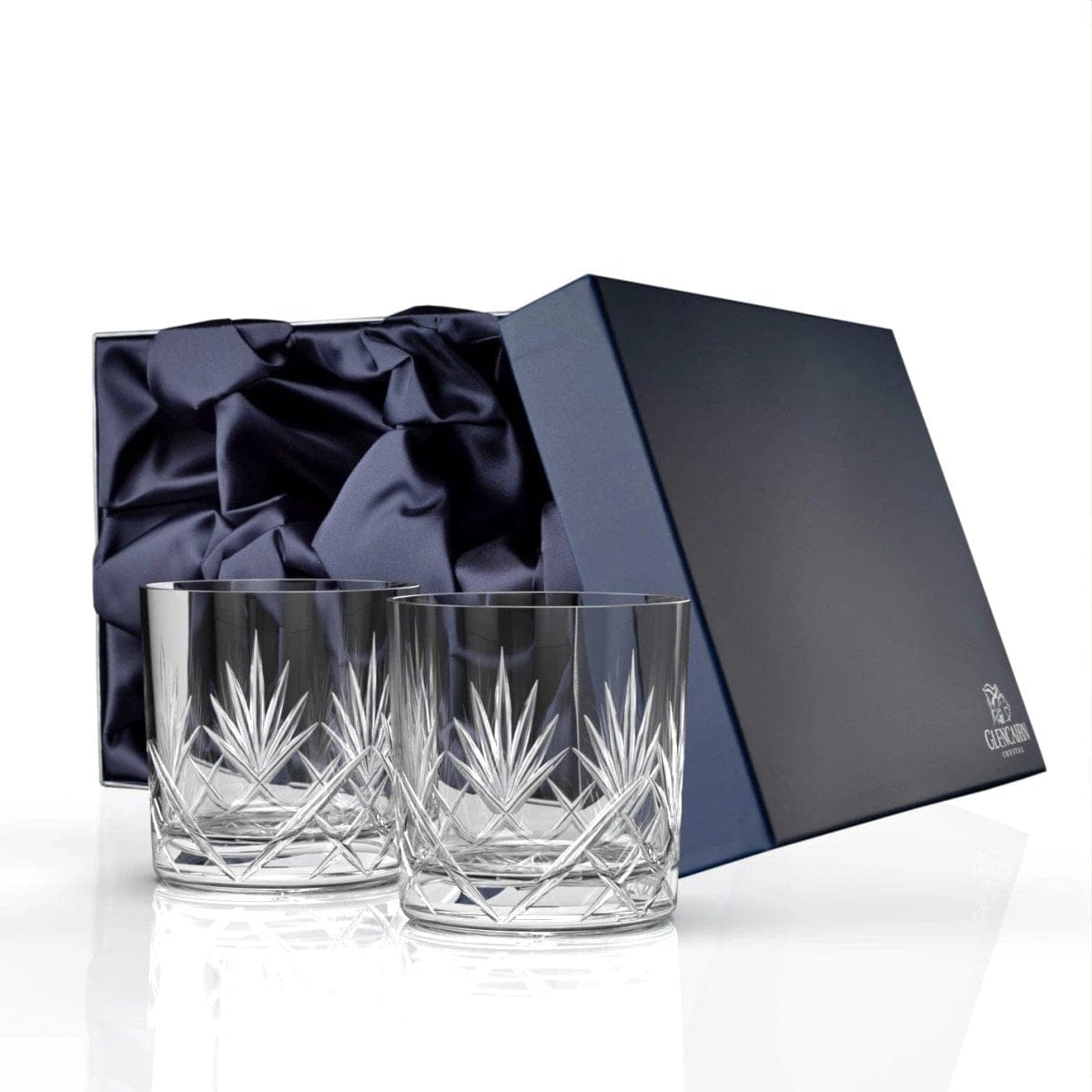 Whiskygläser Skye 2 Stück – Geschenkverpackung – Bleikristall – Glencairn Crystal Scotland