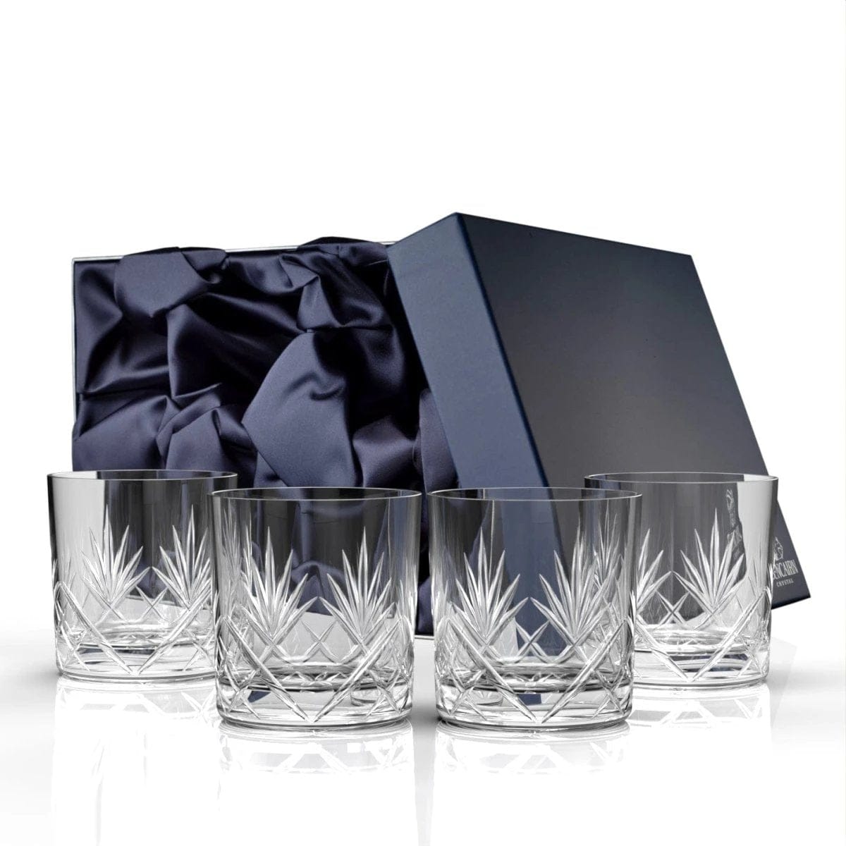 Whiskyglazen Skye 4 stuks – Geschenkverpakking – Loodkristal – Glencairn Crystal Scotland