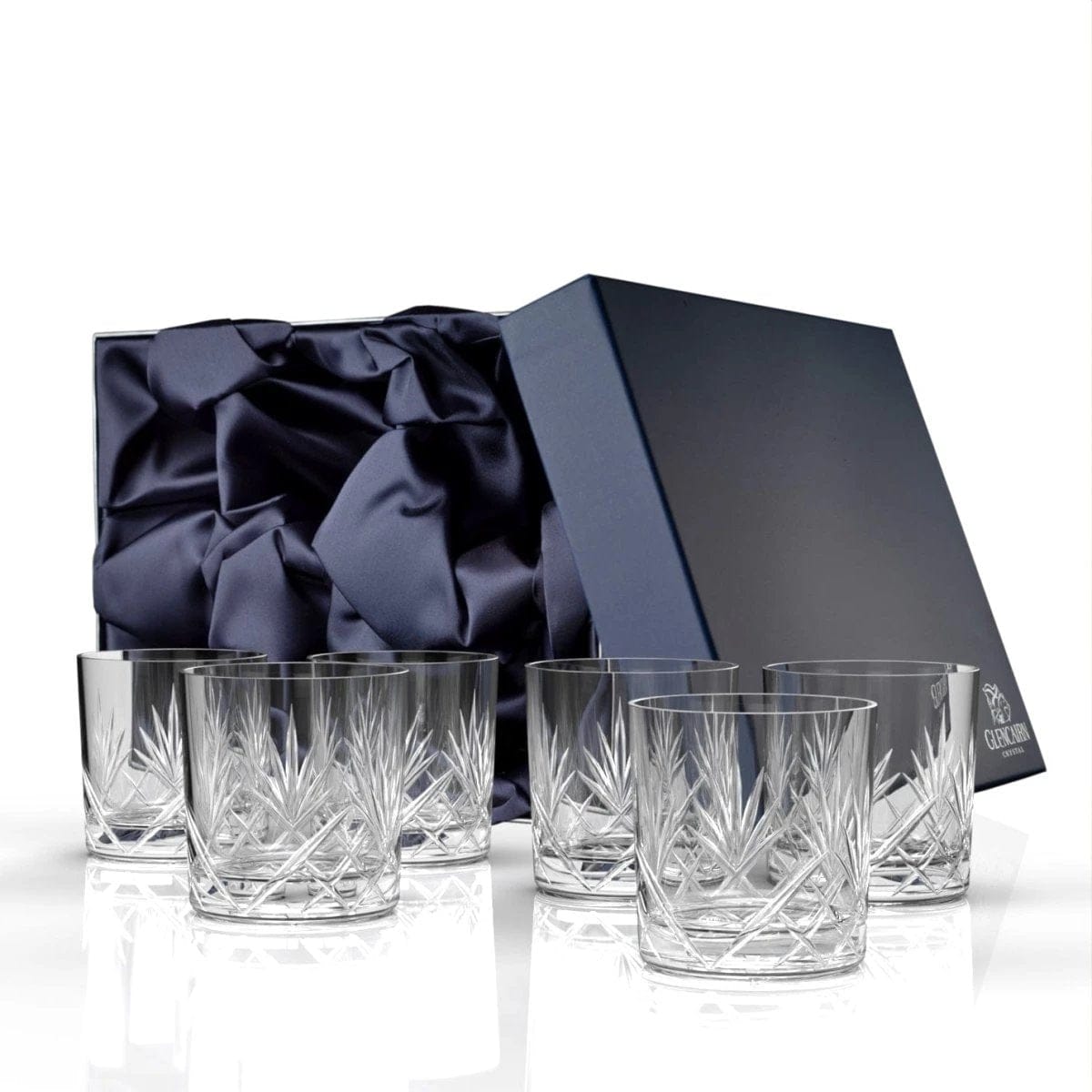 Verres à whisky Skye 6 pièces – Coffret cadeau – Cristal au plomb – Glencairn Crystal Scotland