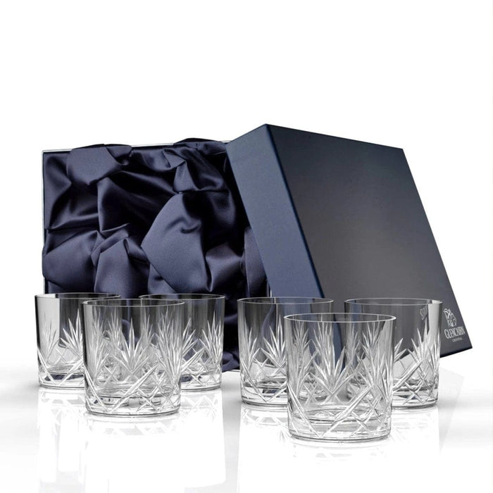 Whiskygläser Skye 6 Stück – Geschenkverpackung – Bleikristall – Glencairn Crystal Scotland