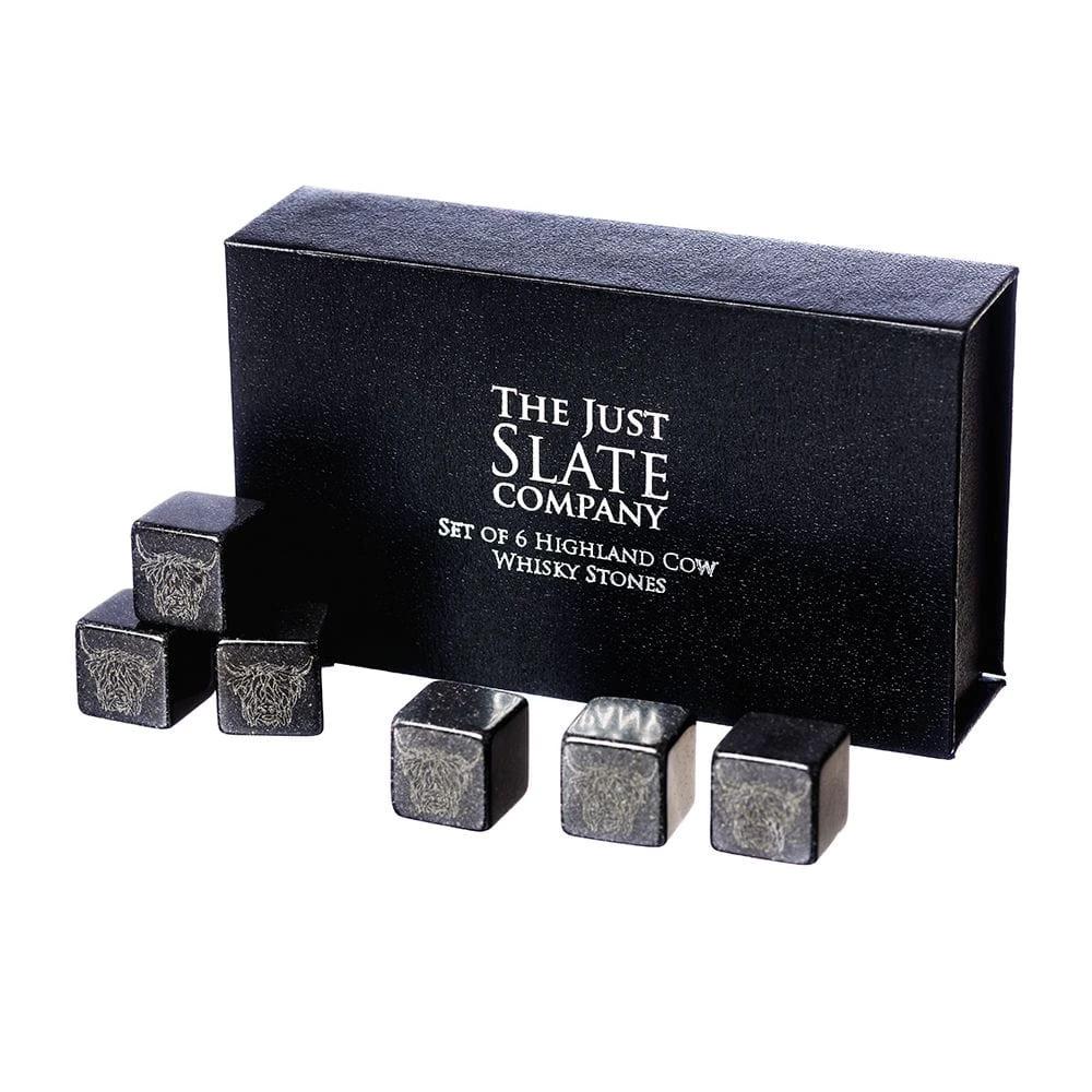 Whisky stones Highland cow – Engraved – Just Slate Company Scotland – image 4