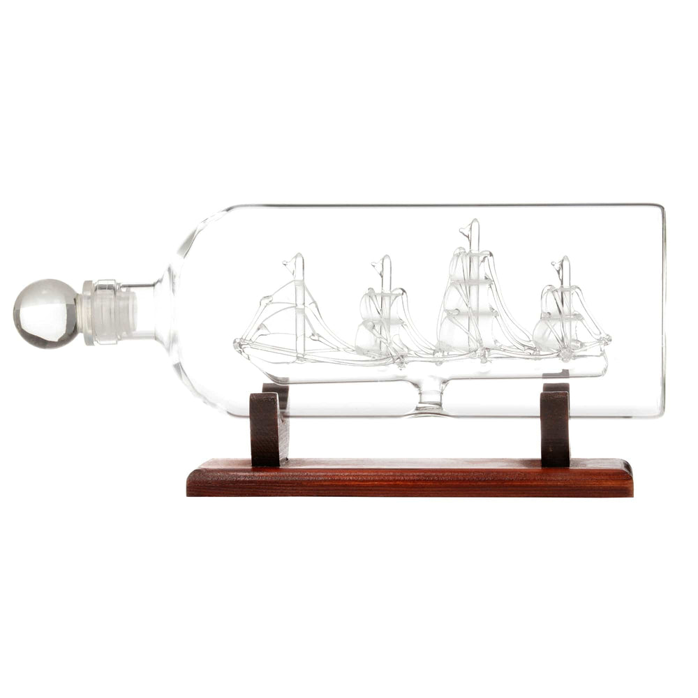 Original Products UK – Whisky Decanter – Handmade Glass – Ship in Bottle – 750 ml - Mood4whisky