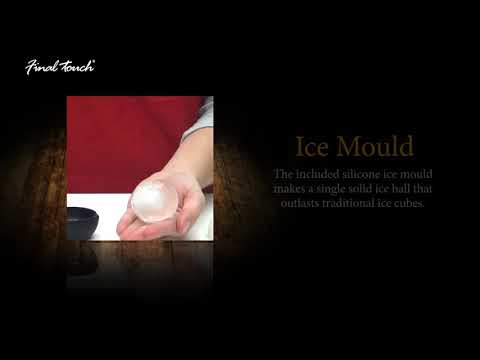 Final Touch – Rock Glass – Ice Ball Mould – 236 ml – Set of 2