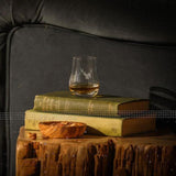 Verkostungsglas graviert mit Rothirsch – Just Slate Company Scotland