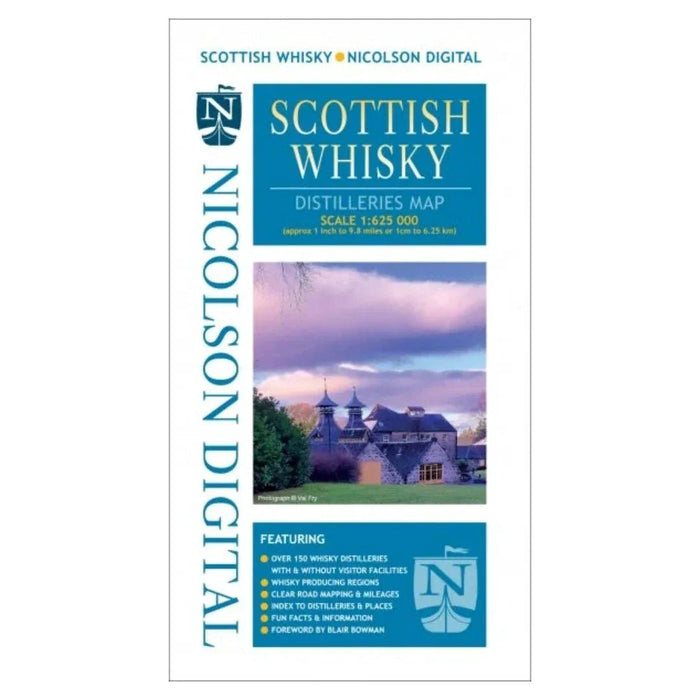 Scottish Whisky Distilleries Map