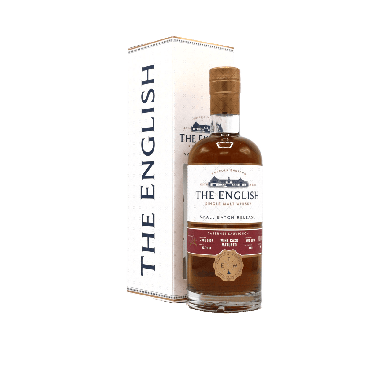 The English Whisky Co. SB Unpeated Portuguese Cabernet Sauvignon 11YO