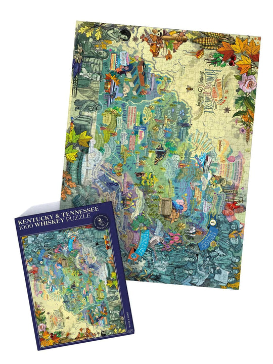 Water & Wines – Jigsaw Puzzle – Kentucky & Tennessee – 1000 Pieces - Mood4whisky
