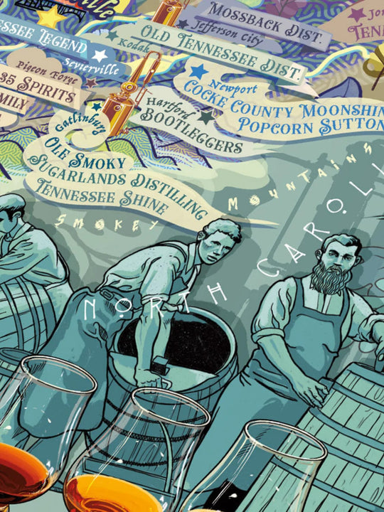 Water & Wines – Jigsaw Puzzle – Kentucky & Tennessee – 1000 Pieces - Mood4whisky