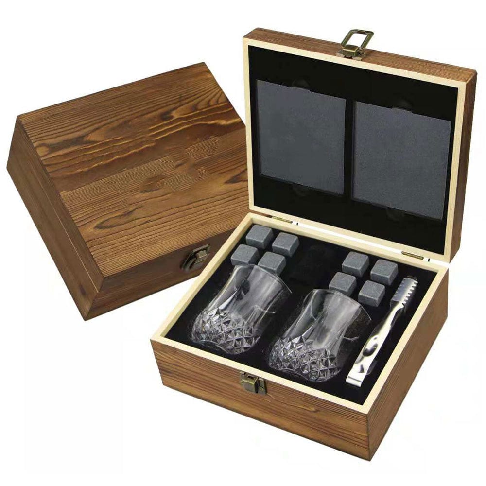 Whisky Double Tasting Set – Glasses and Stones – Set of 2 - Mood4whisky