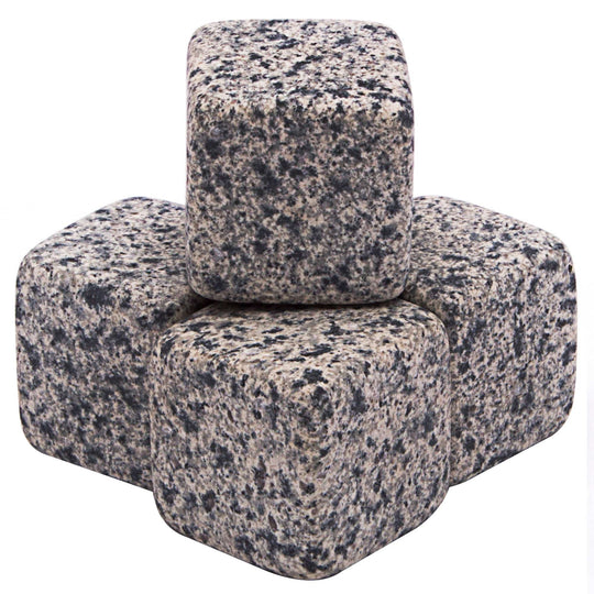 Whisky Rocks – Granite Chilling Stones – Set of 6 – Original Design - Mood4whisky