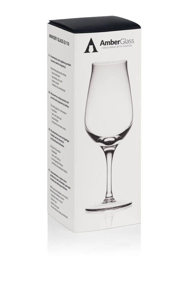 Whisky glass G110 – 130 ml – handmade – Amber Glass – image 2