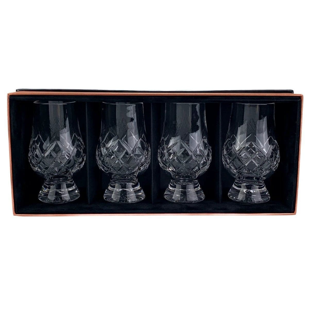 Verres à whisky Cut 4 pièces – Coffret cadeau – Cristal au plomb – Glencairn Crystal Scotland – image 4